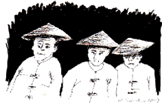 Three Chinese sketch